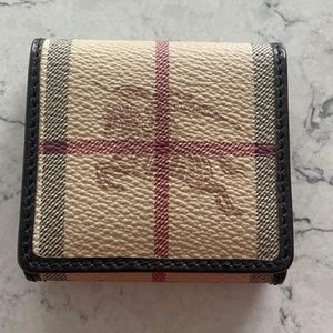 Burberry Plaid Print Coin Purse